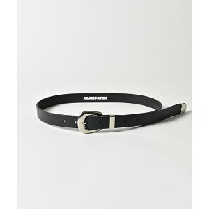 ベルト 「ADAMPATEK/アダムパテック」italian leather belt / イタリアンレザーベルトバッグ メンズ レディース