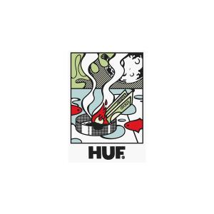 ステッカー BURNING AWAY STICKER / HUF ステッカー