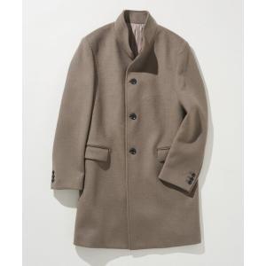 ステンカラーコート S140 ウールビーバー スタンドコート