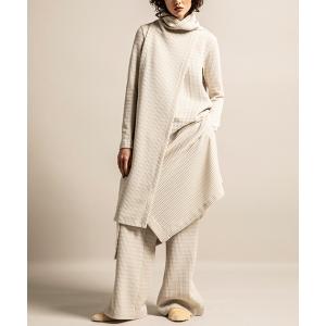 ワンピース Robes ＆ Confections/ローブス＆コンフェクションズ/ストライプコードジャージーワンピース