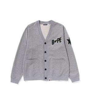 カーディガン メンズ BAPE STA SWEAT CARDIGAN M