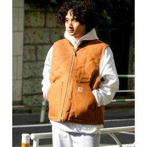 メンズ ダウンベスト ダウン 「CARHARTT/カーハート」 DUCK VEST V01　ダックベスト｜zozo