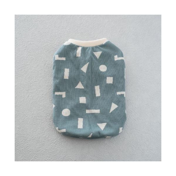 犬 服 「muumdog」犬服  つみき柄  タンクトップ/犬服/ペット服/ドッグウェア(SU)