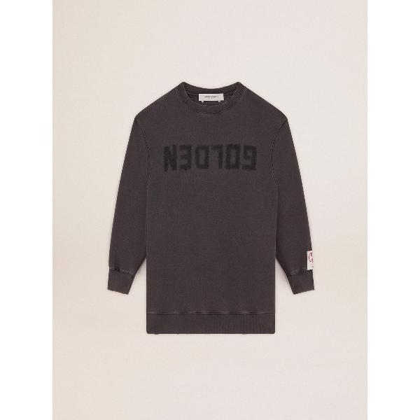 Golden Goose Golden Goose GOLDEN SWEATSHIRT DRESS DISTRESSED スウェット