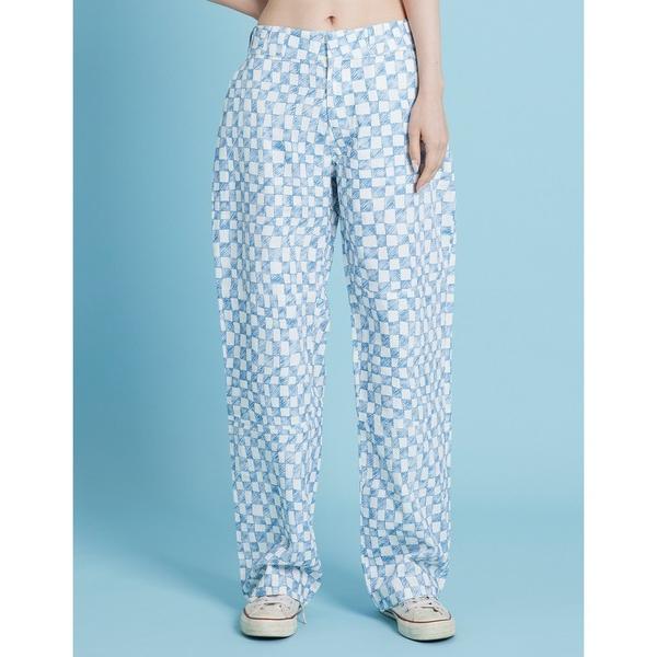 チノパン 「8」「little sunny bite」Checker pants レディース