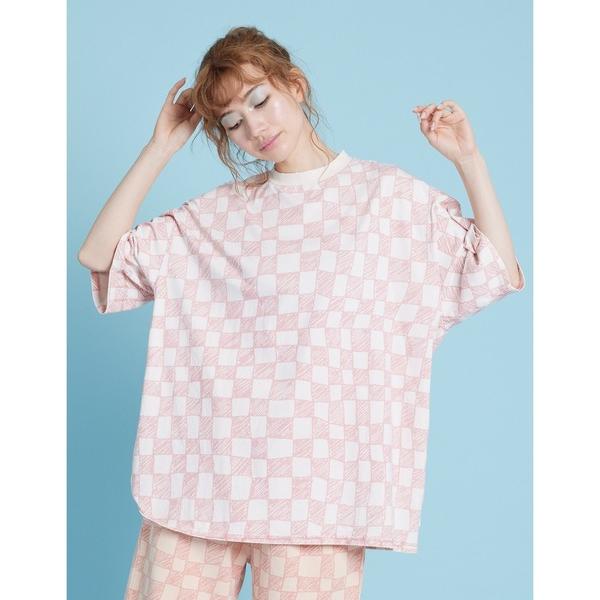 tシャツ 「8」「Little sunny bite（リトルサニーバイト）」Checker big ...