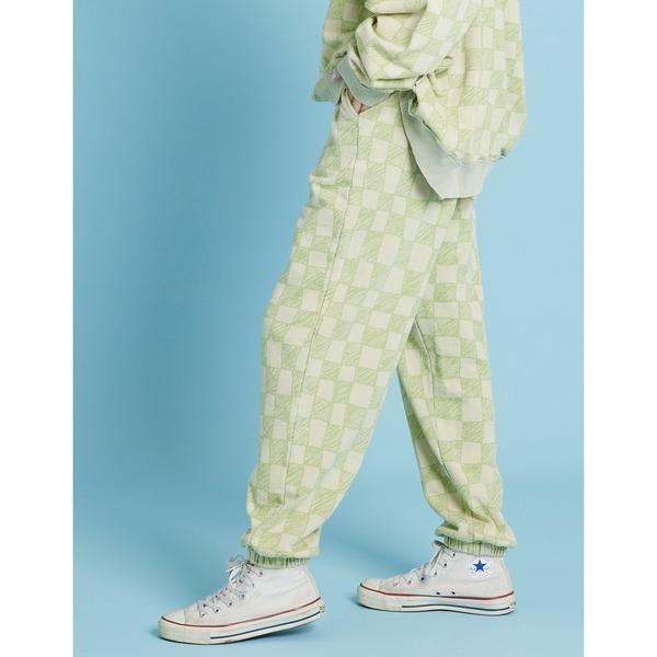 スウェットパンツ ジャージ 「little sunny bite」Checker sweat pan...