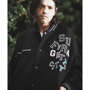 ジャケット スタジャン メンズ mj9533-Award jacket type sweatshirt　アワードジャケット｜zozo