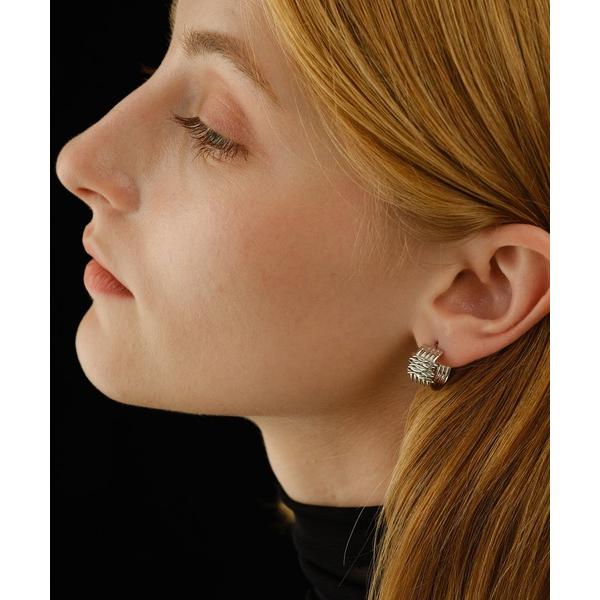 ピアス ブレイドフープピアス レディース