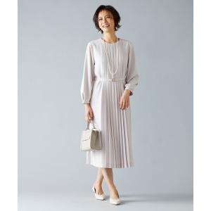 ワンピース 「洗える」ライトサテン ワンピースの商品画像