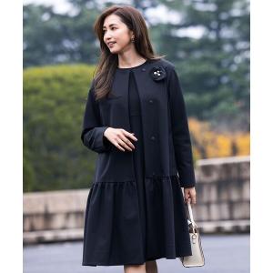 新品　組曲　コート　ロングコート　オーバーチェスター　サイズ1　7034 新品 組曲 コート ロングコート オーバーチェスター サイズ1 7034