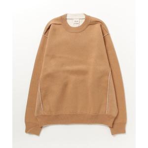 ニット メンズ UNDYED:EX KNIT MIX SWEAT CREW｜zozo