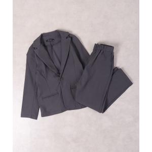 petit main プティマイン(petit main)紺JK＋ショートパンツセット【50