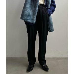 スラックス パンツ WOOL STRAIGHT PANTS レディース