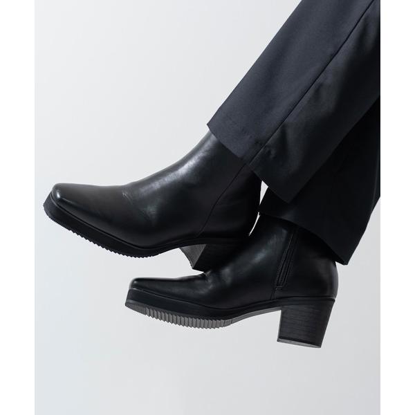 メンズ ブーツ 「CLEL」High Sole Design Heel Boots/ハイソール デザ...