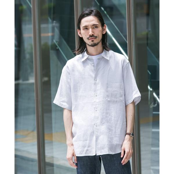 メンズ 「URBAN RESEARCH」 7分袖シャツ MEDIUM グレー系その他