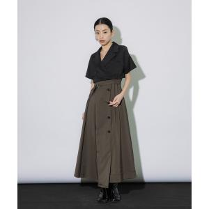 Rive Droite◇Vネックジャケット/FREE/ポリエステル/GRY