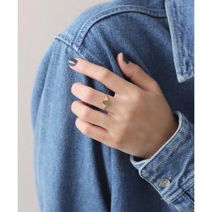 Lilas 指輪 リング ブラックダイヤハーフエタニティーピンキーリング