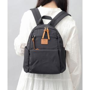 デイバック リュック 撥水加工 ナイロン ポリエステル 軽量 肩楽 10ポケット ミニ リュックサック レディース メンズ