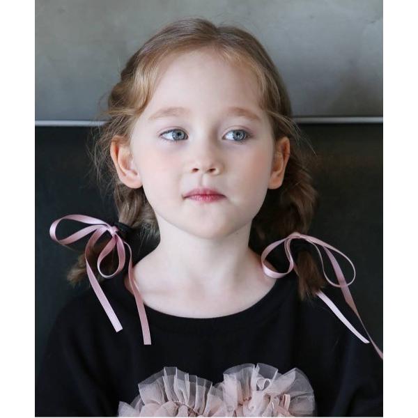 ヘアゴム ロンロン リボン ヘアゴム 2個セット