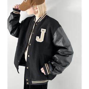 ブルゾン アウター 「Javaジャバコラボ」ヴィンテージ風 メルトンスタジャン レディース メンズ