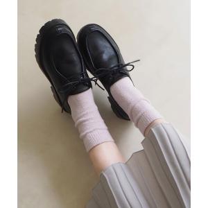 フォーマルシューズ 晴雨兼用プラットフォームチロリアンシューズ レディース