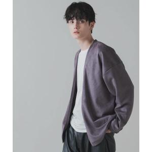 アンサンブル LUCY/フェイクスウェードアンサンブルカーディガン