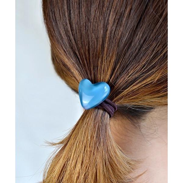 ヘアゴム F＆D : カラーハートヘアゴム
