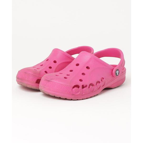 「crocs」 フラットサンダル 24cm ピンク系その他3 レディース