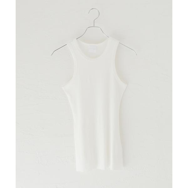 タンクトップ ノースリーブ SOFT RIB TANK：タンクトップ レディース