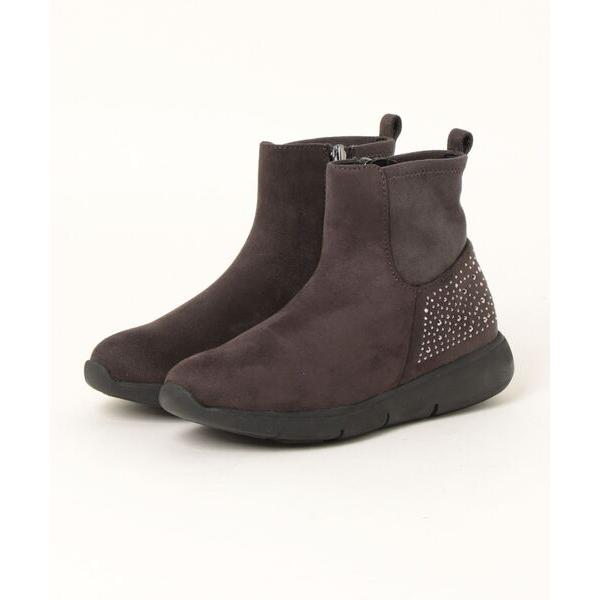 ブーツ バックストレッチショートブーツ レディース