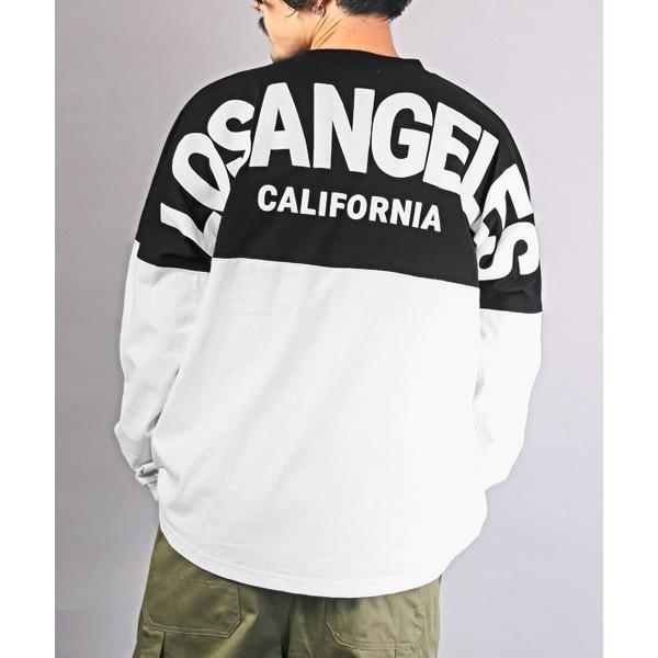 tシャツ バックロゴ発泡プリントロンT メンズ レディース