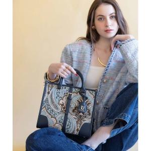 トートバッグ ペイズリー ジュリアングル トートバッグ Mサイズ レディース