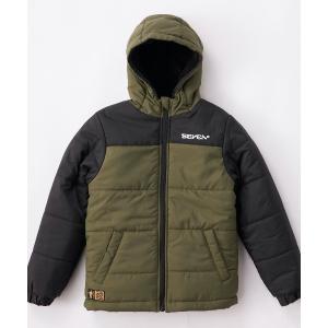 SEVEN2（セブンツー） ダウン アウター ジャケット子供用 中綿 ロゴ
