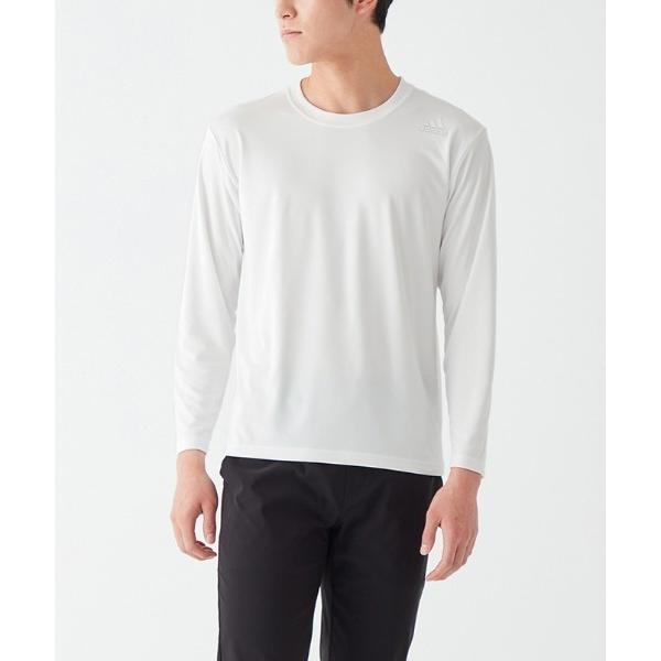adidas/アディダス ワンポイントロゴ クルーネック ロングスリーブ 吸汗速乾