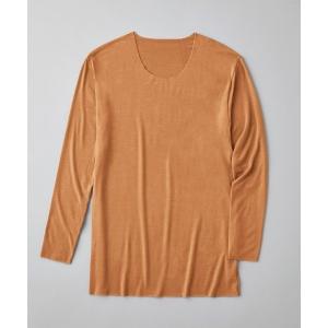 インナーシャツ 肌着 ADVANCE LABEL/アドバンスレーベル　クルーネックロングスリーブ　暖かく軽い メンズ