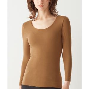 インナーシャツ 肌着 ADVANCE LABEL/アドバンスレーベル クルーネック8分袖 軽くて暖かい レディース