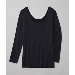 インナーシャツ 肌着 ADVANCE LABEL/アドバンスレーベル バレリーナネック8分袖 軽くて暖かい レディース
