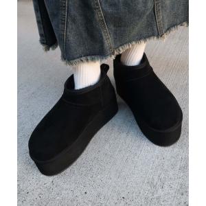 ブーツ WEGO/フェイクムートンブーツ レディース