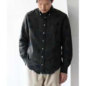 シャツ ブラウス GITMAN BROS VINTAGE / BRUSHED DOT JACQUARD フランネルドット ボタンダウンシャツ｜zozo