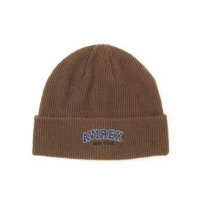 帽子 キャップ LOGO WATCH CAP/ロゴ ワッチ キャップ/ビーニー/AVIREX/アヴィレックスの商品画像