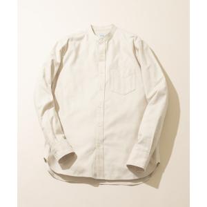 シャツ ブラウス 「抗菌/防臭」「XXLサイズあり」ハイパフォーマンスフランネルバンドカラーシャツ