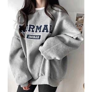 B.I.D. トレーナー スウェット ニコちゃんマーク裏起毛トレーナー「IZU