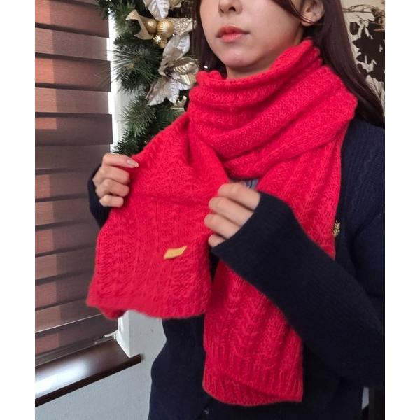 マフラー ストール ワッフルニットマフラー レディース