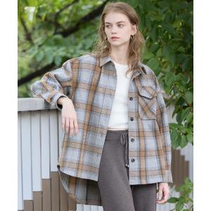 コート アウター 起毛オーバーサイズチェックジャケット レディース メンズ｜ZOZOTOWN Yahoo!店