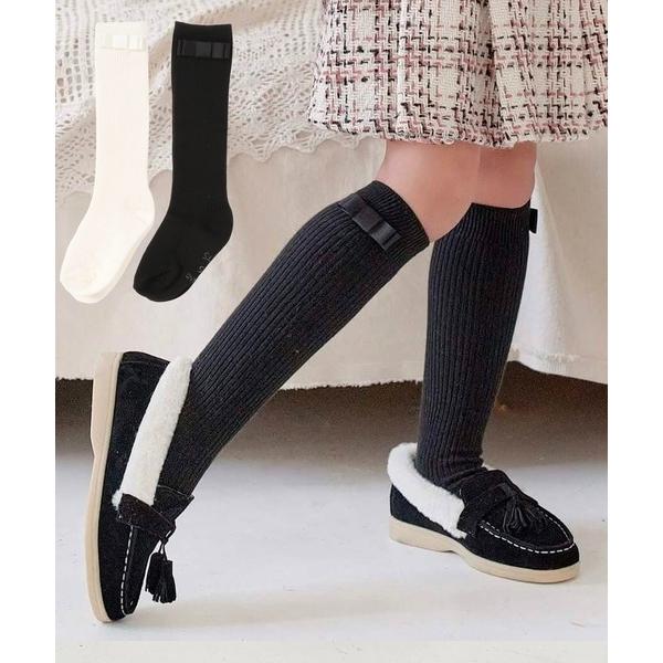 靴下 シャープ ハイソックス（2色セット） キッズ 子供 女の子
