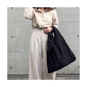 トートバッグ 「超軽量！」キルティングトライアングルトートバッグ レディース