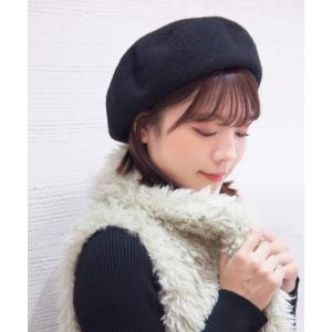 EMPORIO ARMANI 帽子 ベレー帽 「エンポリオ アルマーニ」バイザー付き