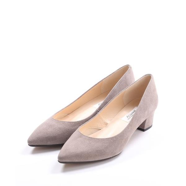 パンプス アーチクッション入りチャンキーヒールパンプス