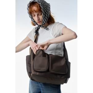 ショルダーバッグ バッグ ツイルポケットBIGボディバッグ/ 大容量 / マザーズバッグ / ペアレンツバッグ レディース メンズ